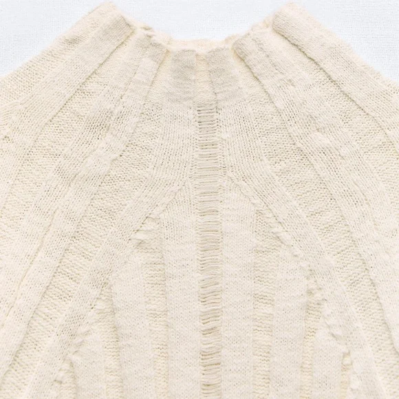 🎁Zara Ribbed Knit Cotton Sweater - New🎁 - Picture 6 of 15